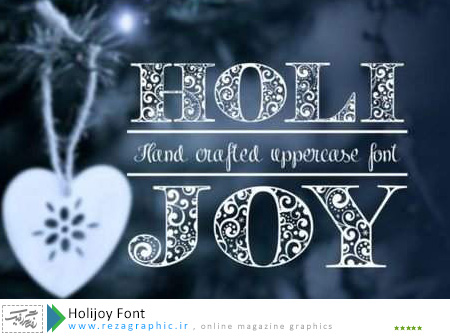 فونت انگلیسی تزئینی - Holijoy Font